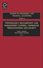 Performance Measurement and Management Control