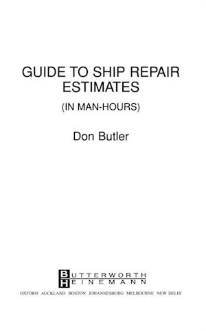 Guide to Ship Repair Estimates in Man Hours