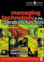 Managing Technology in the Operations Function