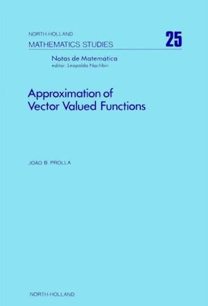 Approximation of Vector Valued Functions