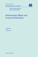 Holomorphic Maps and Invariant Distances