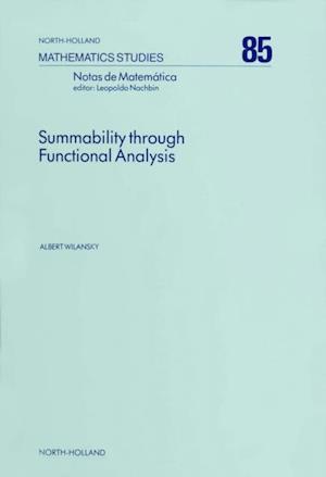 Summability Through Functional Analysis