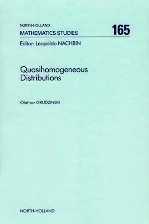 Quasihomogeneous Distributions