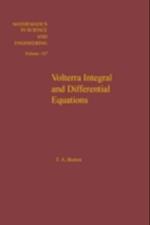 Volterra Integral and Differential Equations