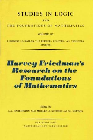 Harvey Friedman's Research on the Foundations of Mathematics