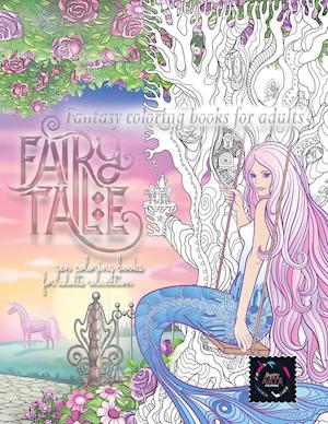 Fairy tale fantasy coloring books for adults