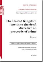 United Kingdom Opt-In to the Draft Directive on Proceeds of Crime