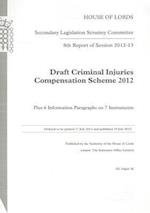 Draft Criminal Injuries Compensation Scheme 2012