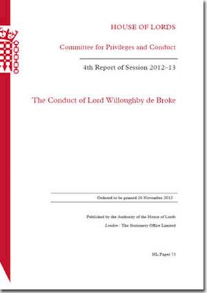 Conduct of Lord Willoughby de Broke