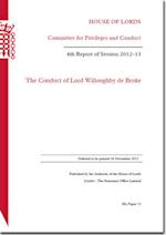 Conduct of Lord Willoughby de Broke