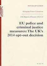 EU Police and Criminal Justice Measures