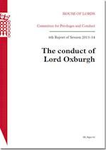 Conduct of Lord Oxburgh
