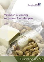 Validation of cleaning to remove food allergens