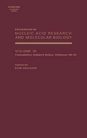 Progress in Nucleic Acid Research and Molecular Biology