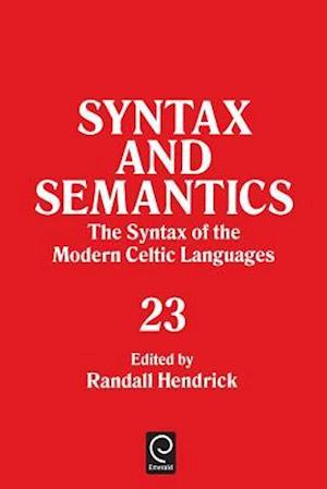 Syntax and Semantics, Volume 23 Tr Ppr