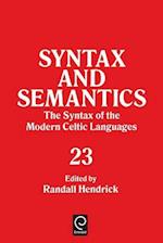 Syntax and Semantics, Volume 23 Tr Ppr