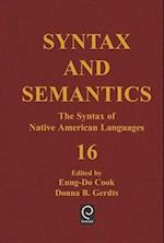 The Syntax of Native American Languages