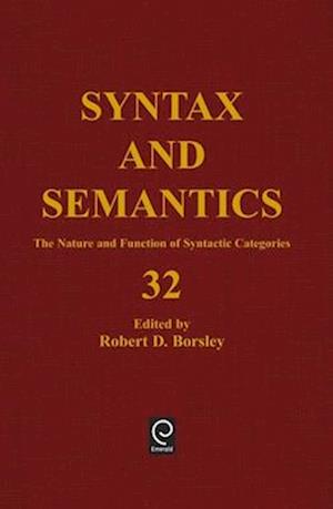 The Nature and Function of Syntactic Categories