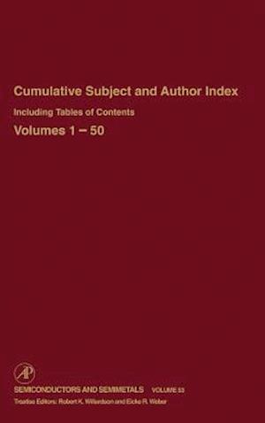 Cumulative Subject and Author Index Including Tables of Contents, Volumes 1-50