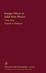 Isotope Effects in Solid State Physics