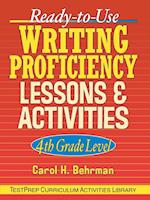 Ready–to–Use Writing Proficiency Lessons and Activities