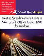 Creating Spreadsheets and Charts in Microsoft Office Excel 2007 for Windows