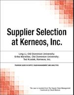 Supplier Selection at Kerneos, Inc.