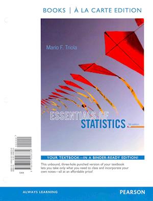 Essentials of Statistics Books a la Carte Plus New Mystatlab with Pearson Etext -- Access Card Package