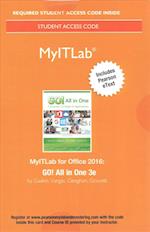 Myitlab with Pearson Etext -- Access Card -- For Go! All in One