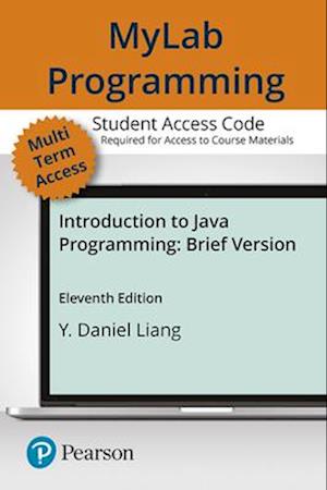 MyLab Programming with Pearson eText -- Access Code Card -- for Introduction to Java Programming, Brief Version
