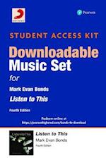 Sony Music Download Access Card for Listen to This