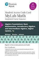 Mylab Math with Pearson Etext -- 18-Week Standalone Access Card -- For Algebra Foundations