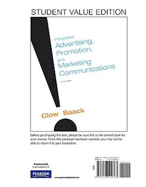 Integrated Advertising, Promotion, and Marketing Communications