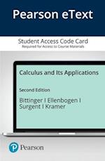 Pearson Etext Calculus and Its Applications -- Access Card