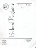 Federal Register, V. 70, No. 85, Wednesday, May 4, 2005