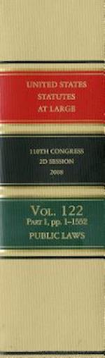 United States Statutes at Large, V. 122, 2008, 110th Congress, Second Session