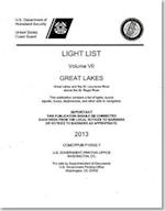 Light List, 2013, V. 7, Great Lakes and the St. Lawrence River Above the St. Regis River