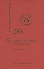 Code of Federal Regulations, Title 40, Protection of Environment, PT. 60 (Apppendices), Revised as of July 1, 2013