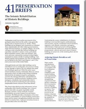 The Seismic Rehabilitation of Historic Buildings