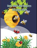 Cute Bugs and Insects Coloring Book