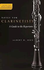 Notes for Clarinetists
