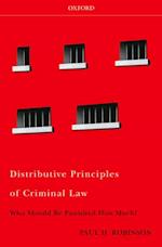 Distributive Principles of Criminal Law