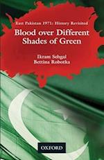 Blood over Different Shades of Green
