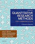 Quantitative Research Methods for Communication