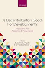 Is Decentralization Good For Development?