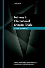 Fairness in International Criminal Trials