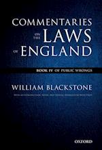Oxford Edition of Blackstone's: Commentaries on the Laws of England