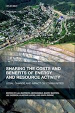 Sharing the Costs and Benefits of Energy and Resource Activity