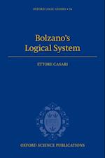 Bolzano's Logical System