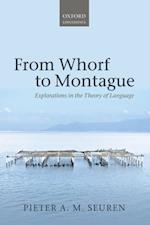 From Whorf to Montague